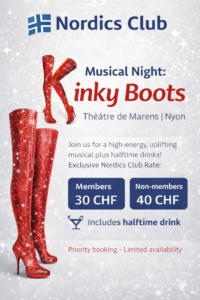 Nordics club goes to see kinky boots in nyon